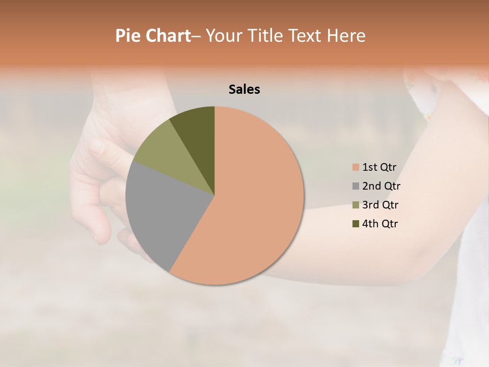 Childhood Hand Together PowerPoint Template