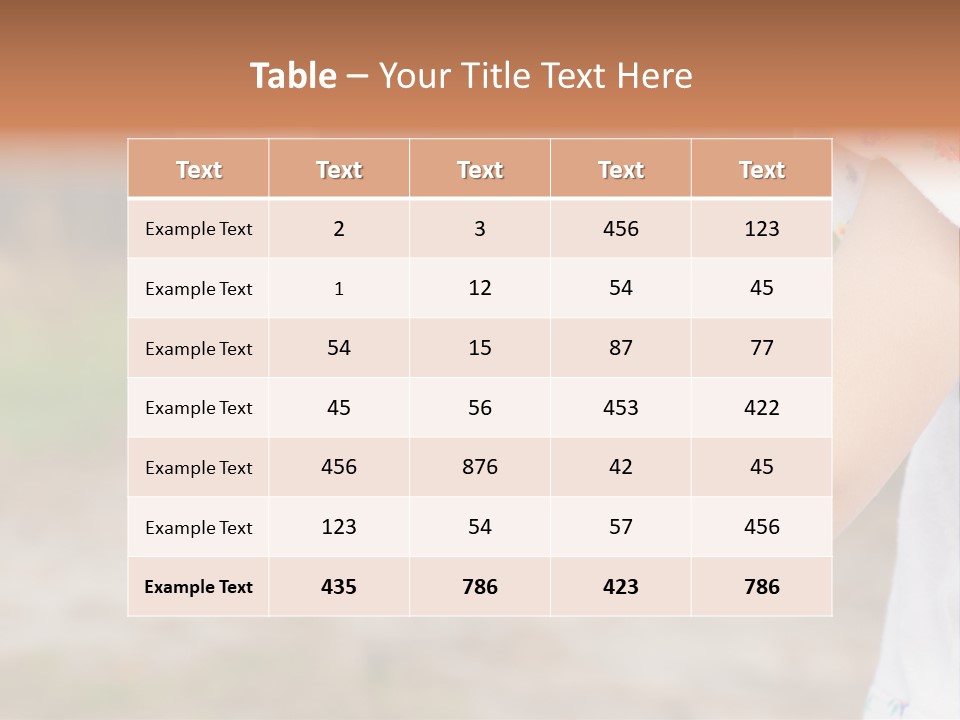 Childhood Hand Together PowerPoint Template