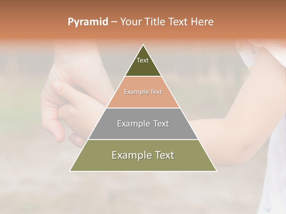 Childhood Hand Together PowerPoint Template