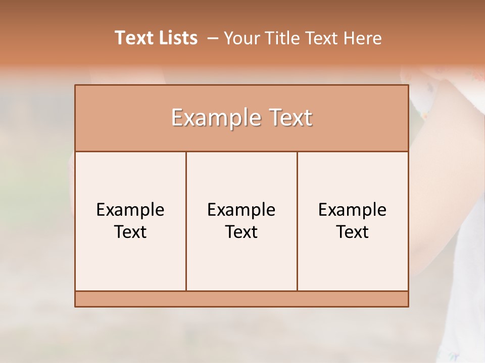 Childhood Hand Together PowerPoint Template
