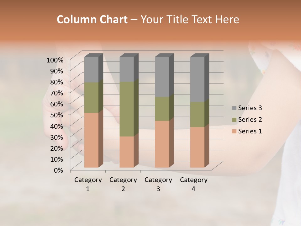 Childhood Hand Together PowerPoint Template