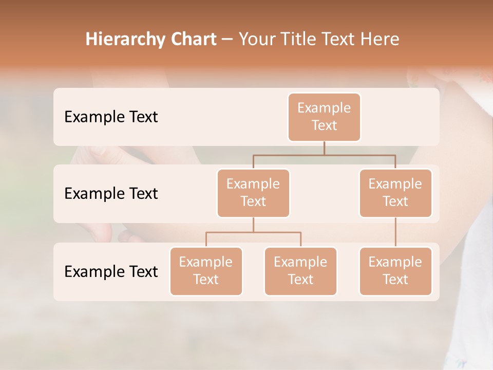 Childhood Hand Together PowerPoint Template