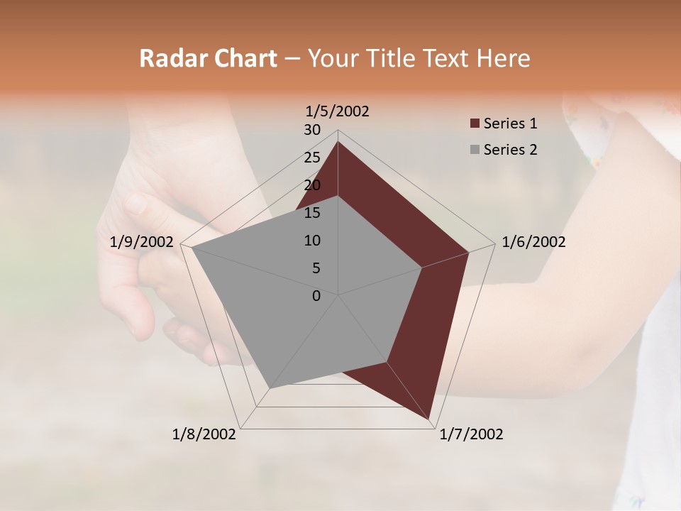 Childhood Hand Together PowerPoint Template