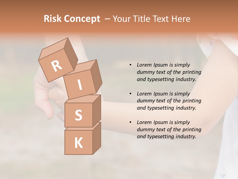 Childhood Hand Together PowerPoint Template