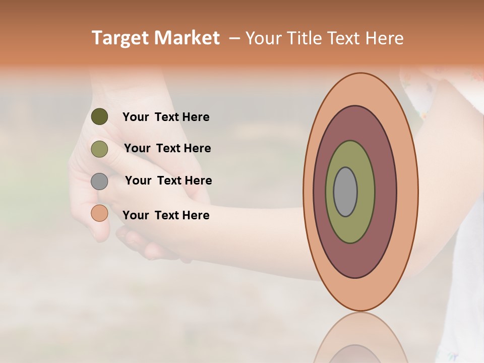 Childhood Hand Together PowerPoint Template