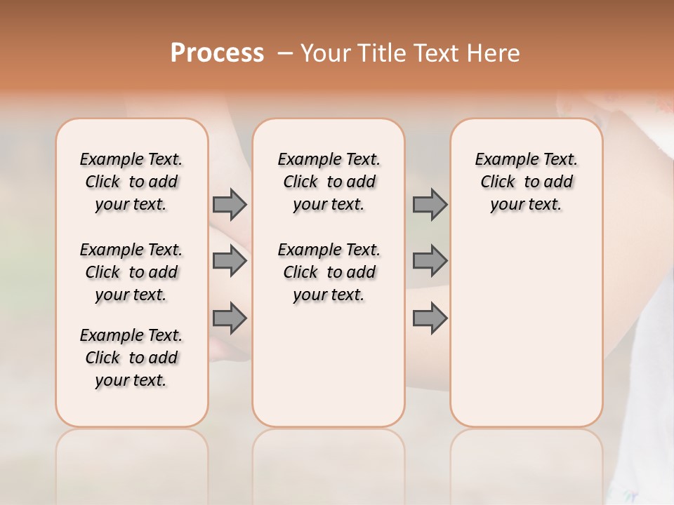 Childhood Hand Together PowerPoint Template