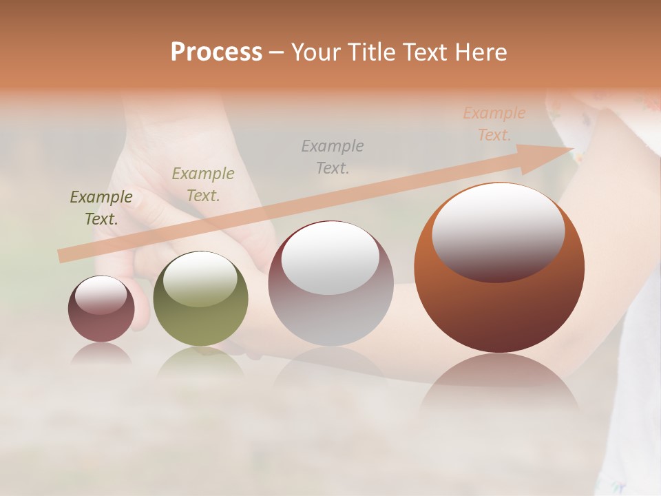 Childhood Hand Together PowerPoint Template