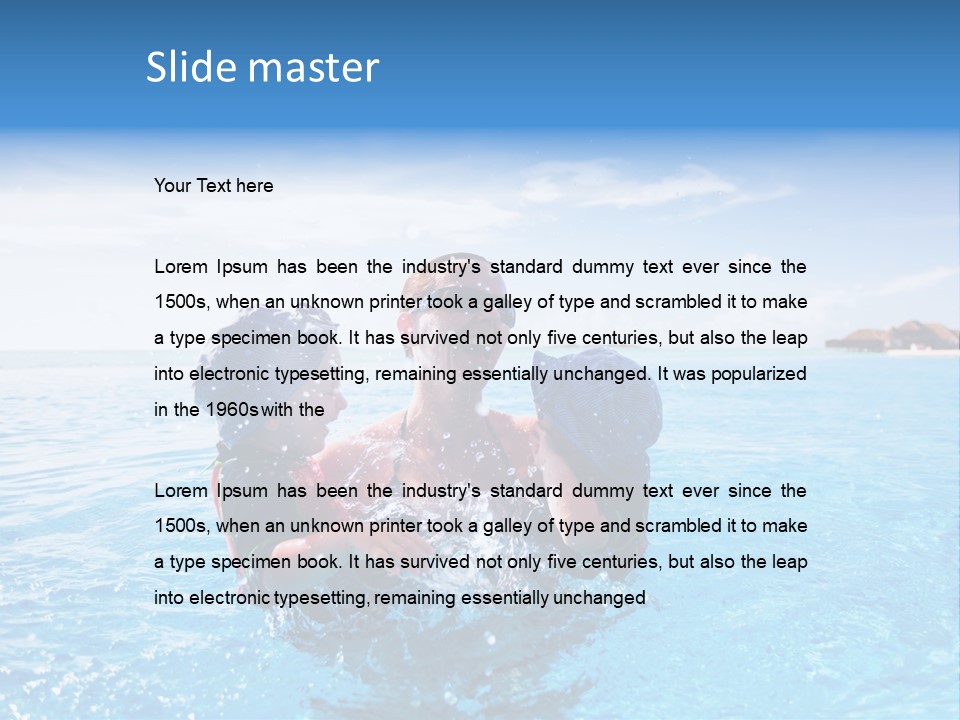 Splash Two Summer PowerPoint Template