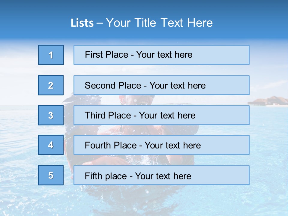 Splash Two Summer PowerPoint Template