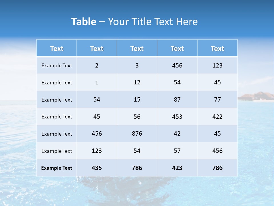 Splash Two Summer PowerPoint Template