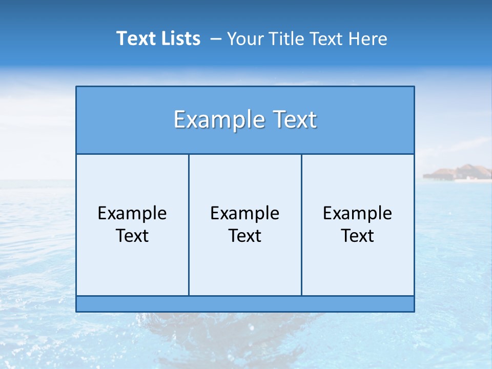 Splash Two Summer PowerPoint Template