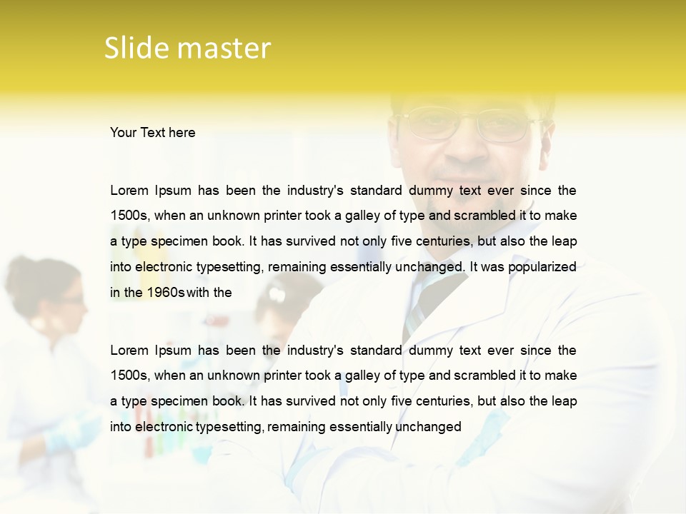 Chemist Expertise Science PowerPoint Template