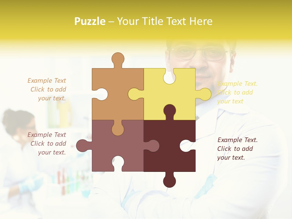 Chemist Expertise Science PowerPoint Template