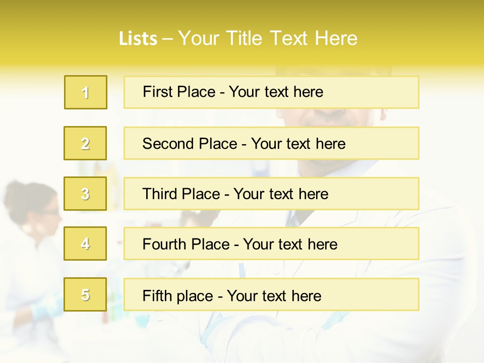 Chemist Expertise Science PowerPoint Template