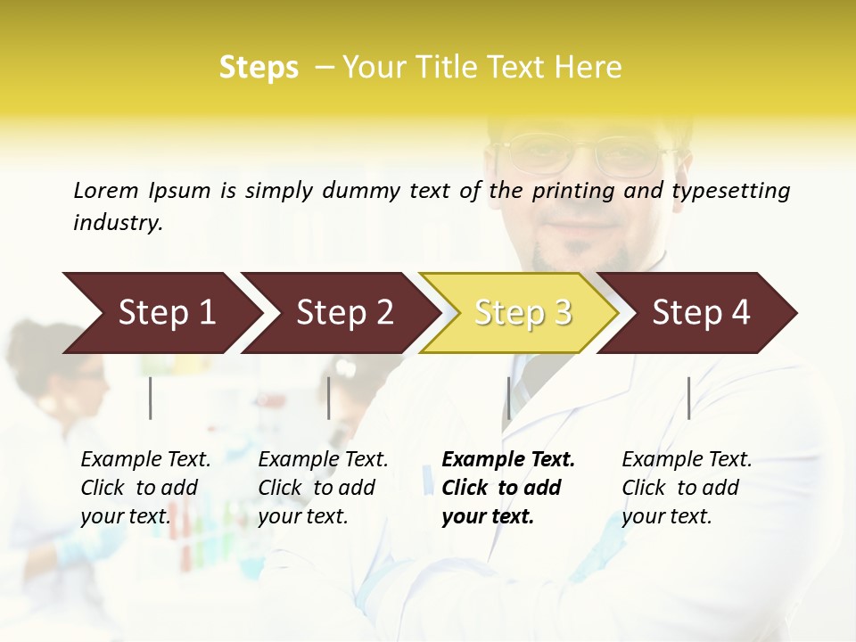 Chemist Expertise Science PowerPoint Template