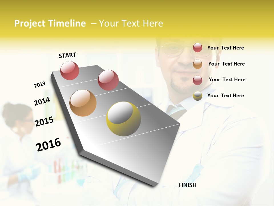Chemist Expertise Science PowerPoint Template