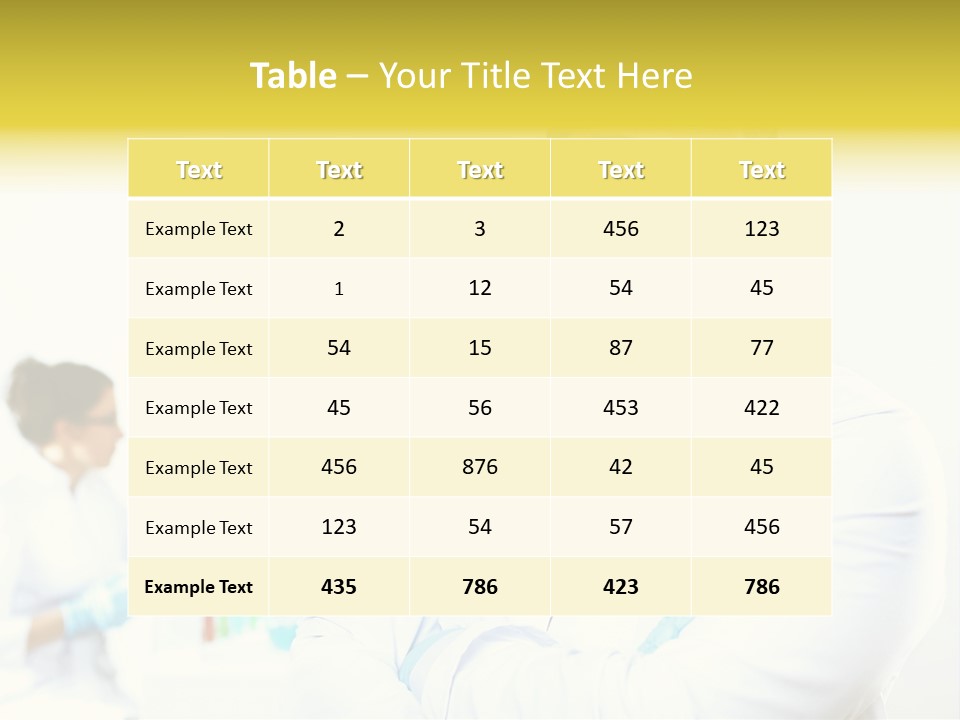 Chemist Expertise Science PowerPoint Template