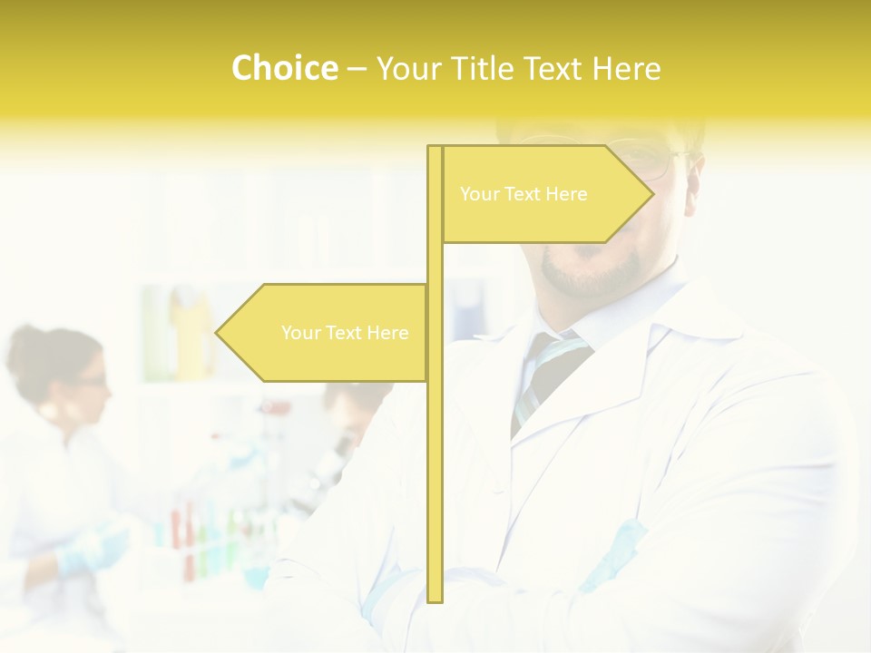 Chemist Expertise Science PowerPoint Template