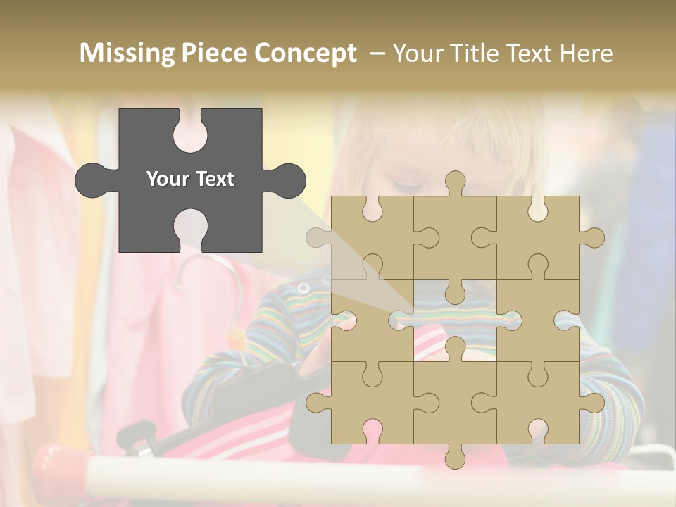 People Trolley Person PowerPoint Template