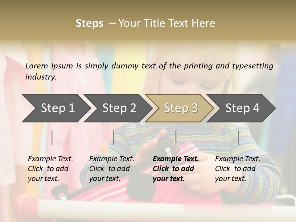 People Trolley Person PowerPoint Template