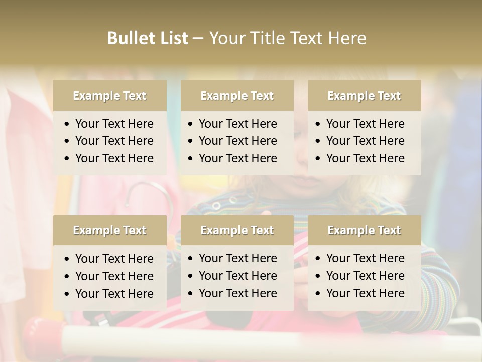 People Trolley Person PowerPoint Template