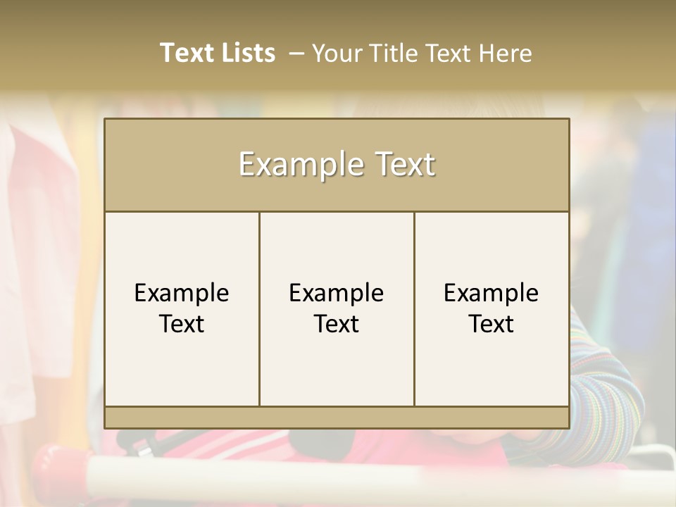 People Trolley Person PowerPoint Template