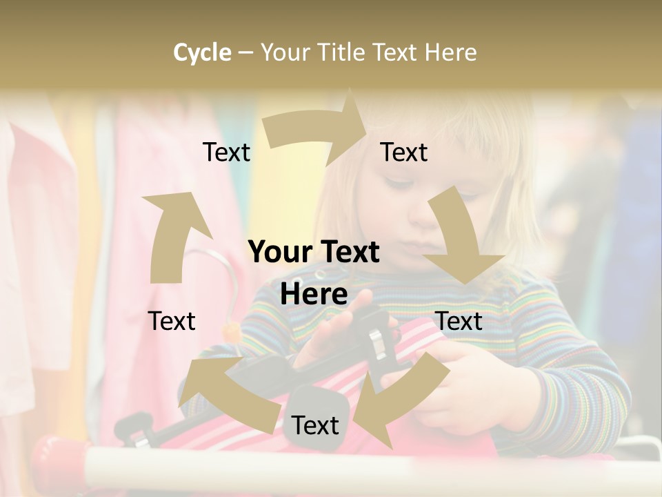 People Trolley Person PowerPoint Template