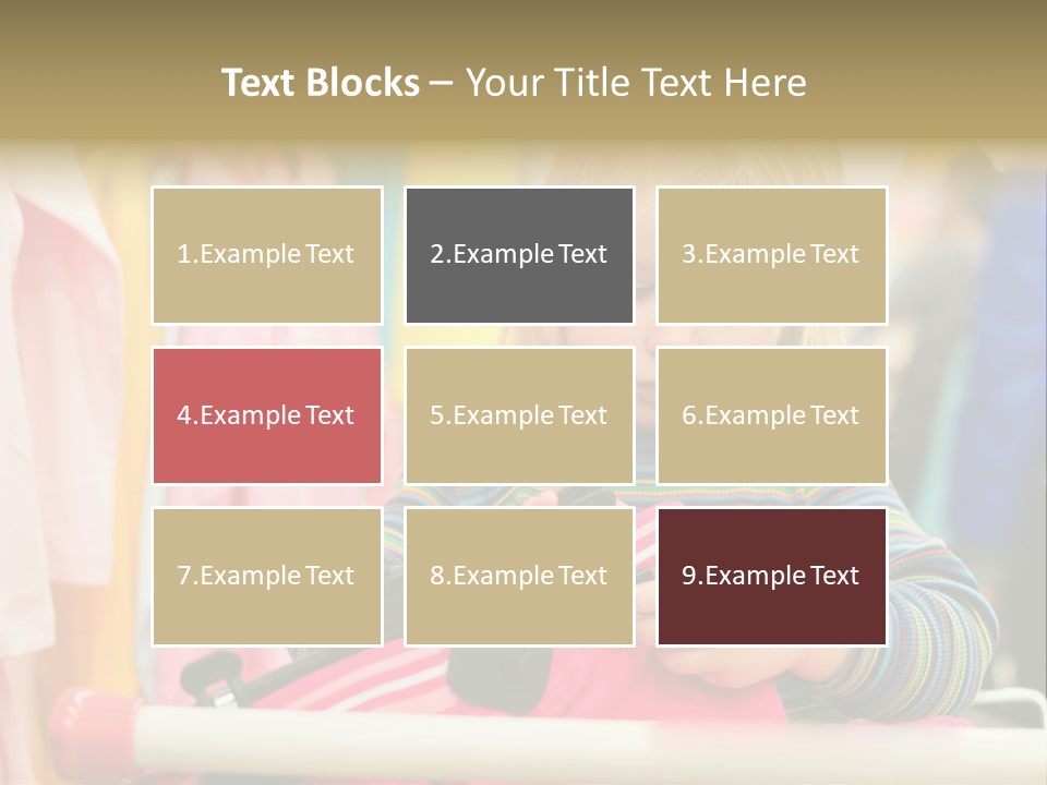 People Trolley Person PowerPoint Template