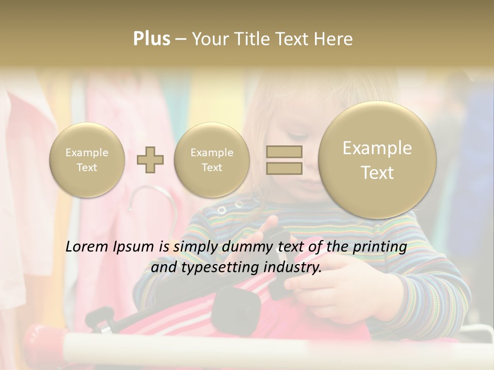 People Trolley Person PowerPoint Template