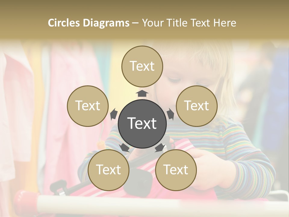 People Trolley Person PowerPoint Template