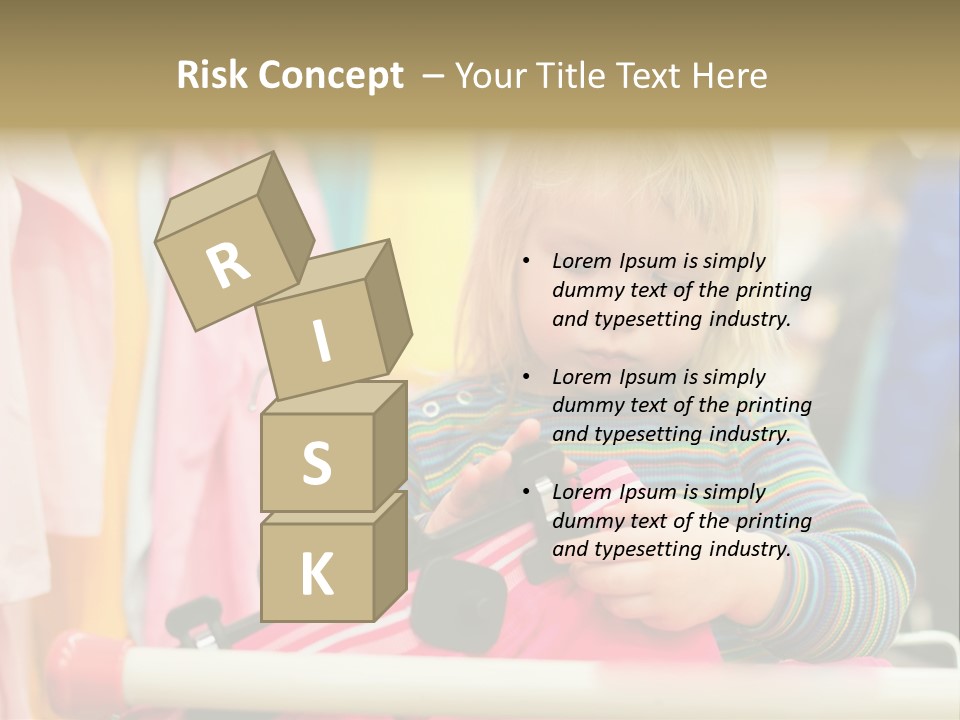 People Trolley Person PowerPoint Template