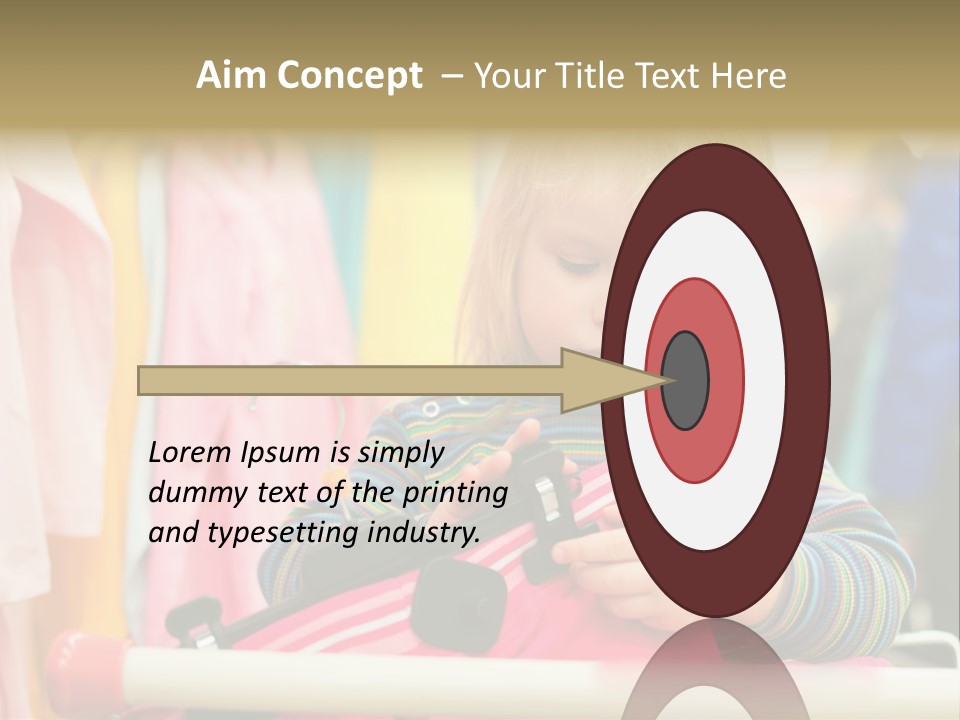 People Trolley Person PowerPoint Template