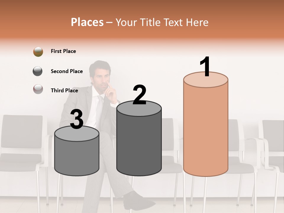 Suit Business Travel Grey PowerPoint Template