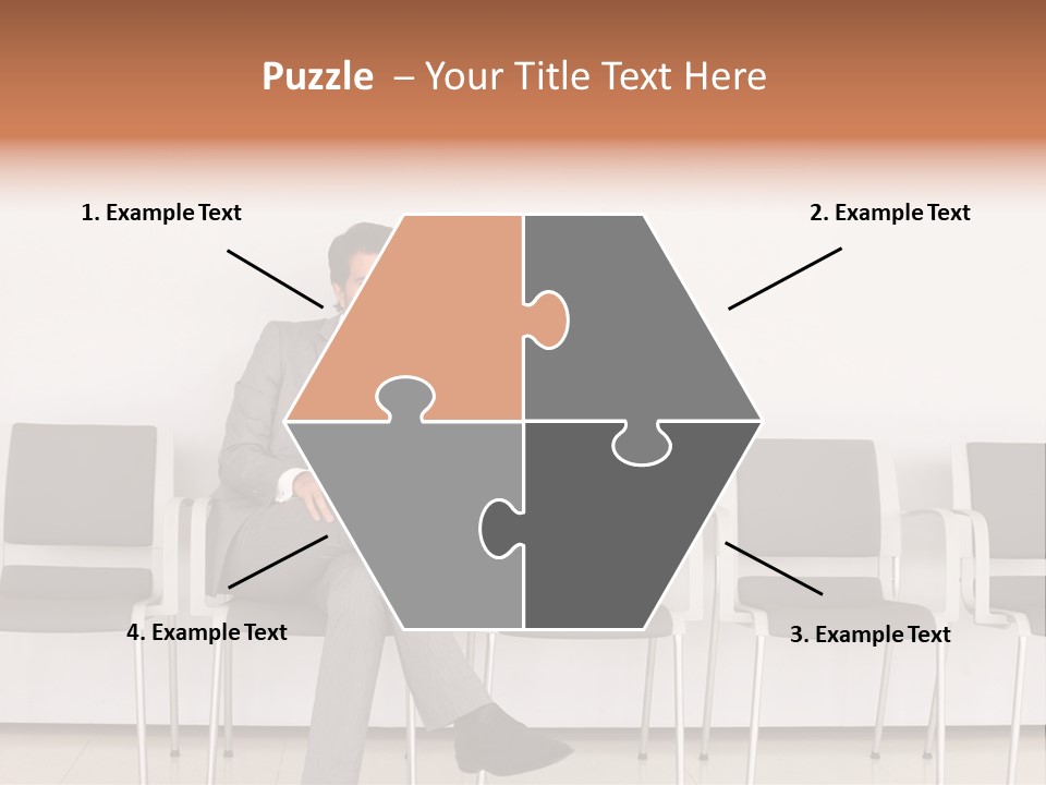 Suit Business Travel Grey PowerPoint Template