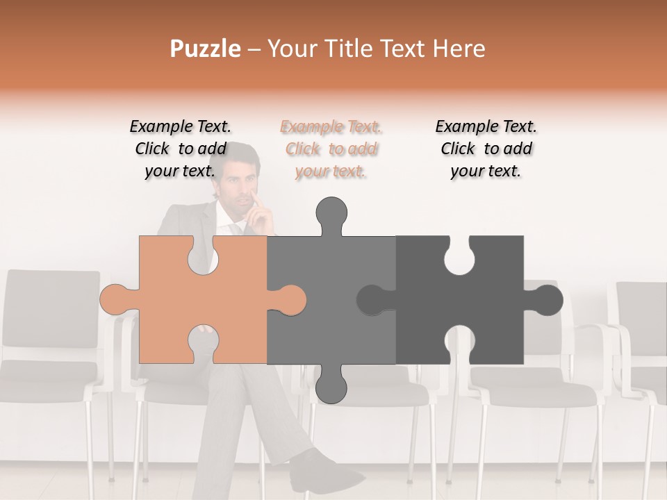 Suit Business Travel Grey PowerPoint Template