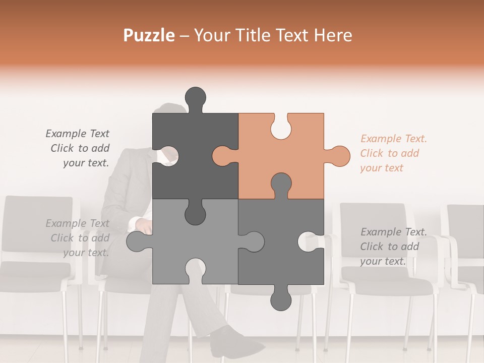 Suit Business Travel Grey PowerPoint Template