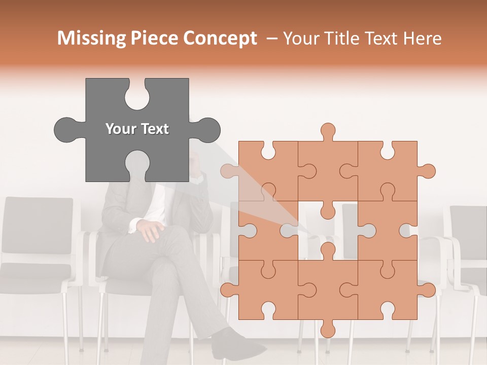 Suit Business Travel Grey PowerPoint Template