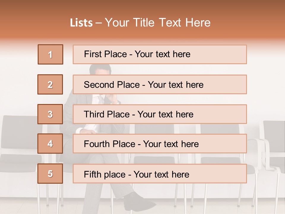 Suit Business Travel Grey PowerPoint Template