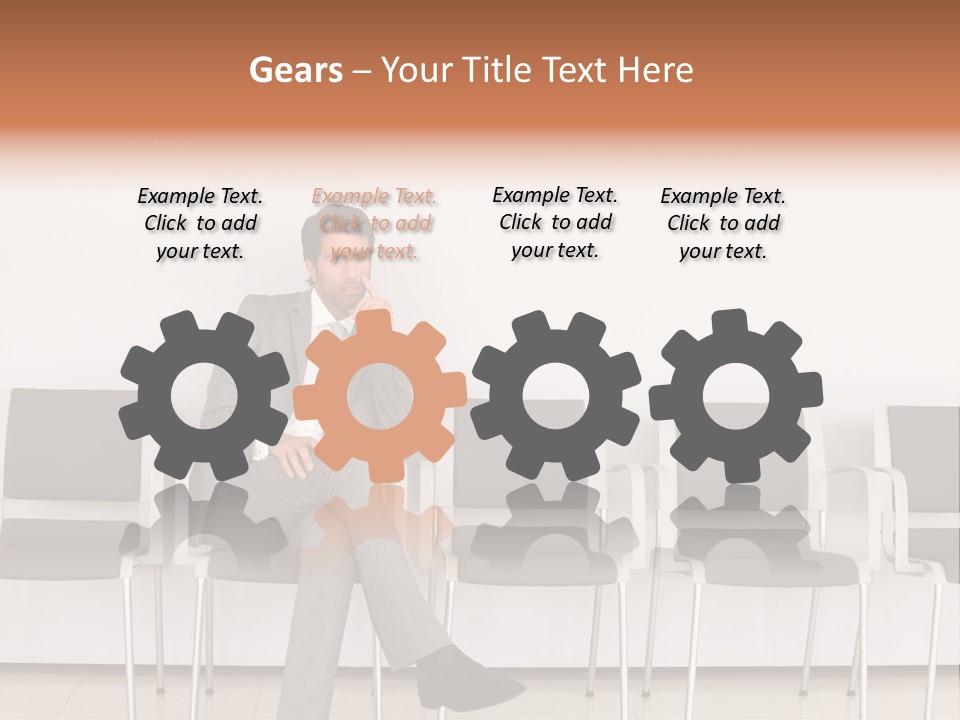 Suit Business Travel Grey PowerPoint Template