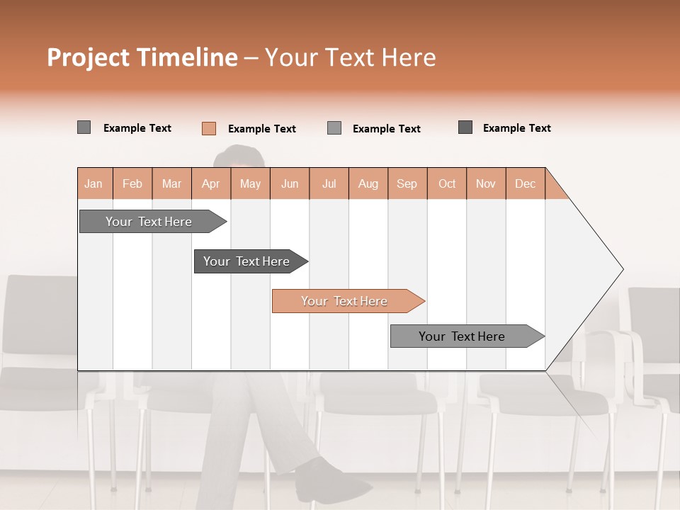 Suit Business Travel Grey PowerPoint Template
