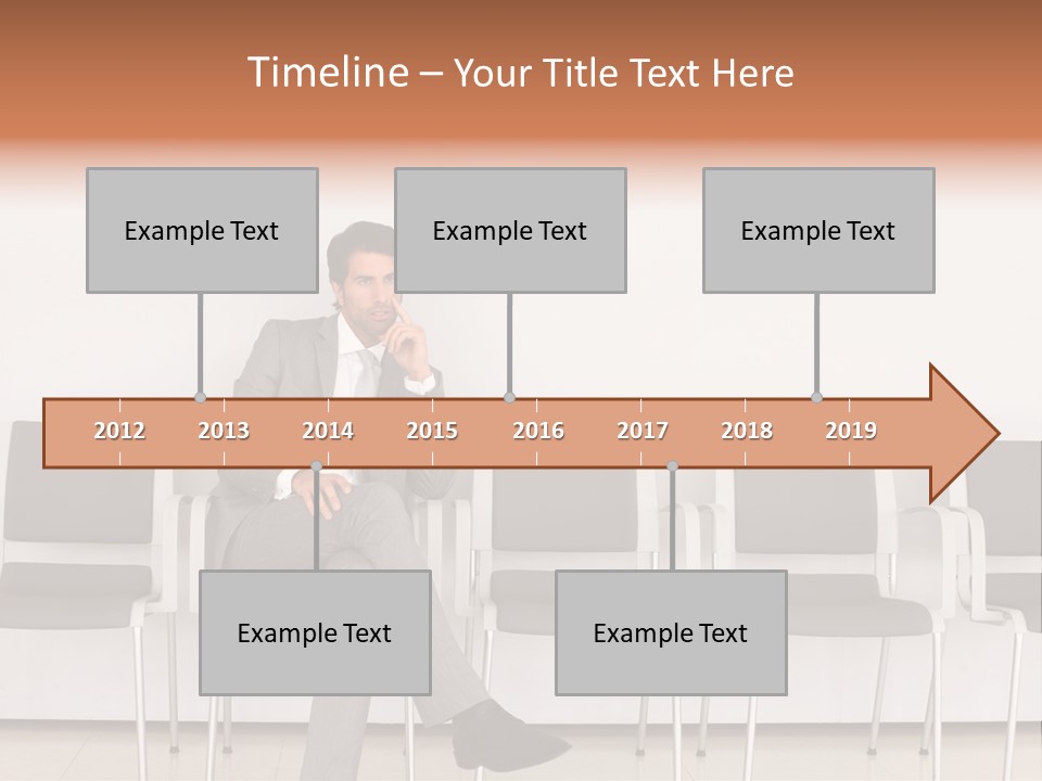 Suit Business Travel Grey PowerPoint Template