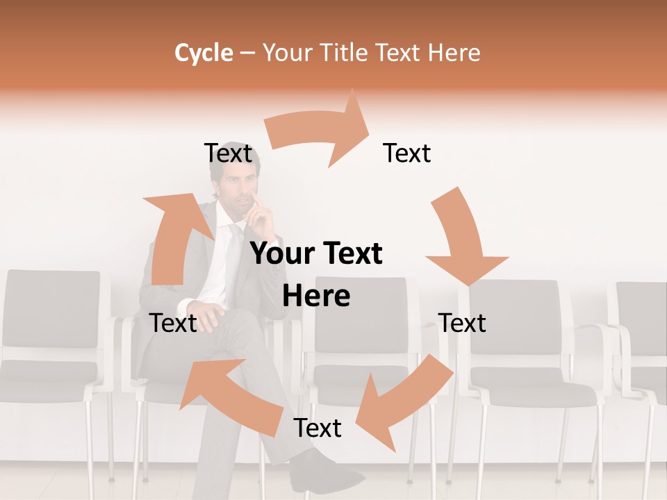 Suit Business Travel Grey PowerPoint Template