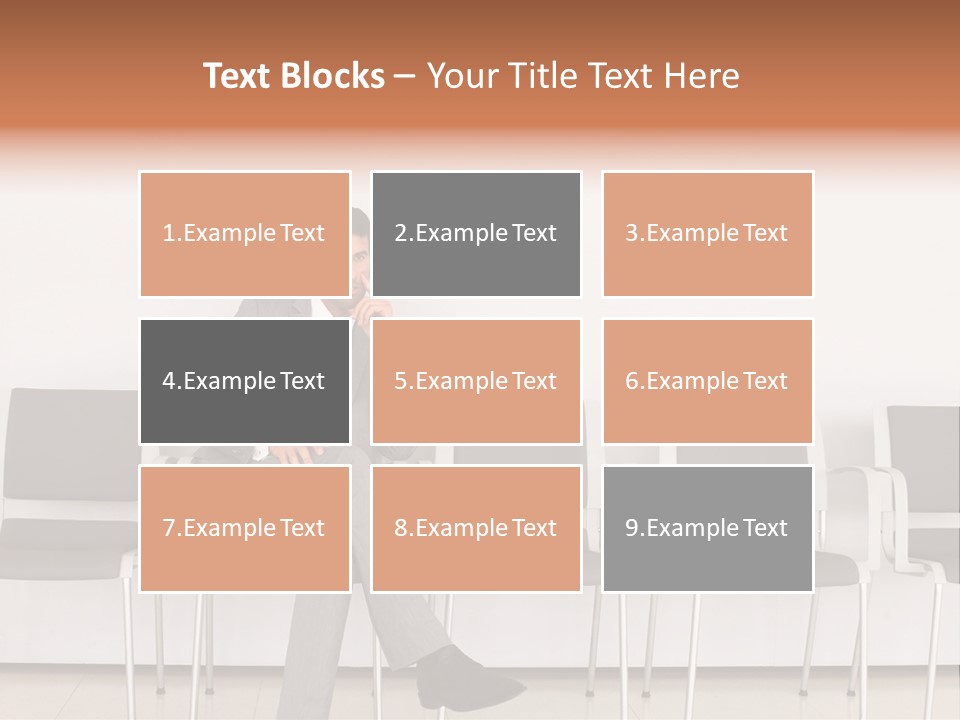 Suit Business Travel Grey PowerPoint Template