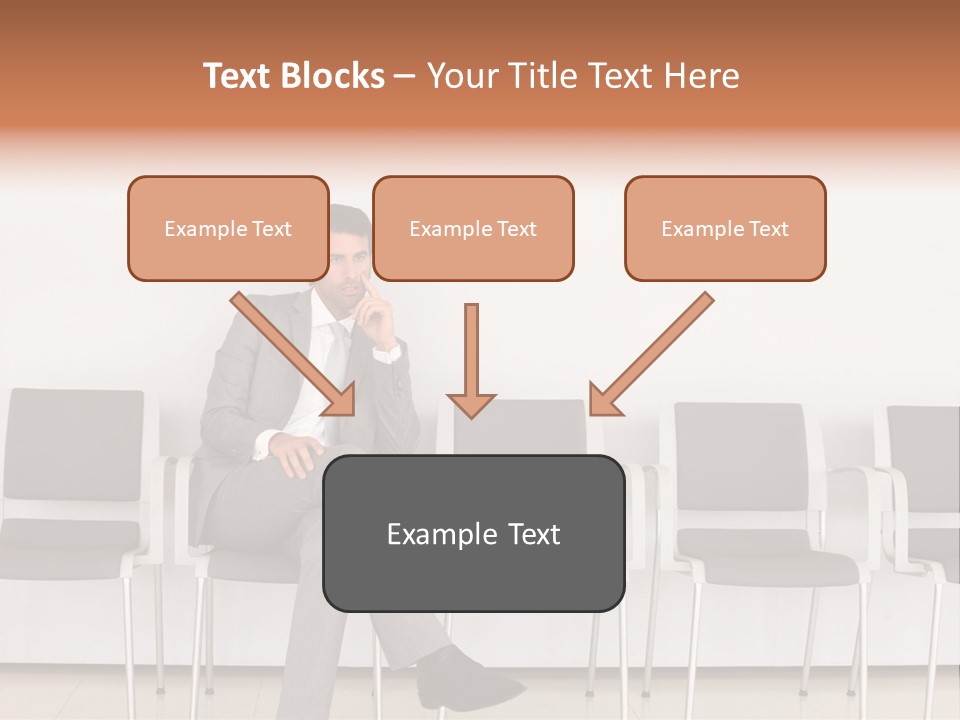 Suit Business Travel Grey PowerPoint Template