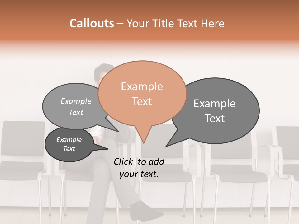 Suit Business Travel Grey PowerPoint Template