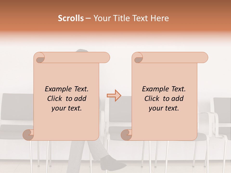 Suit Business Travel Grey PowerPoint Template