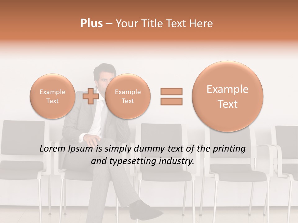 Suit Business Travel Grey PowerPoint Template