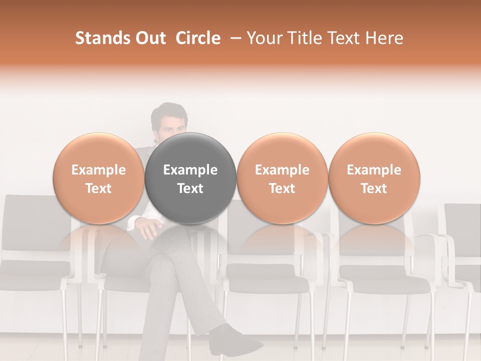 Suit Business Travel Grey PowerPoint Template