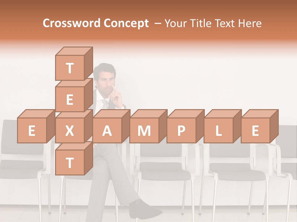 Suit Business Travel Grey PowerPoint Template