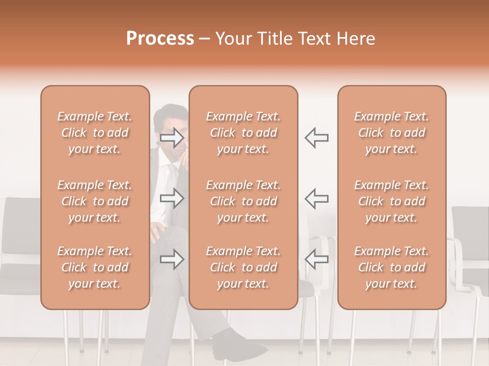 Suit Business Travel Grey PowerPoint Template